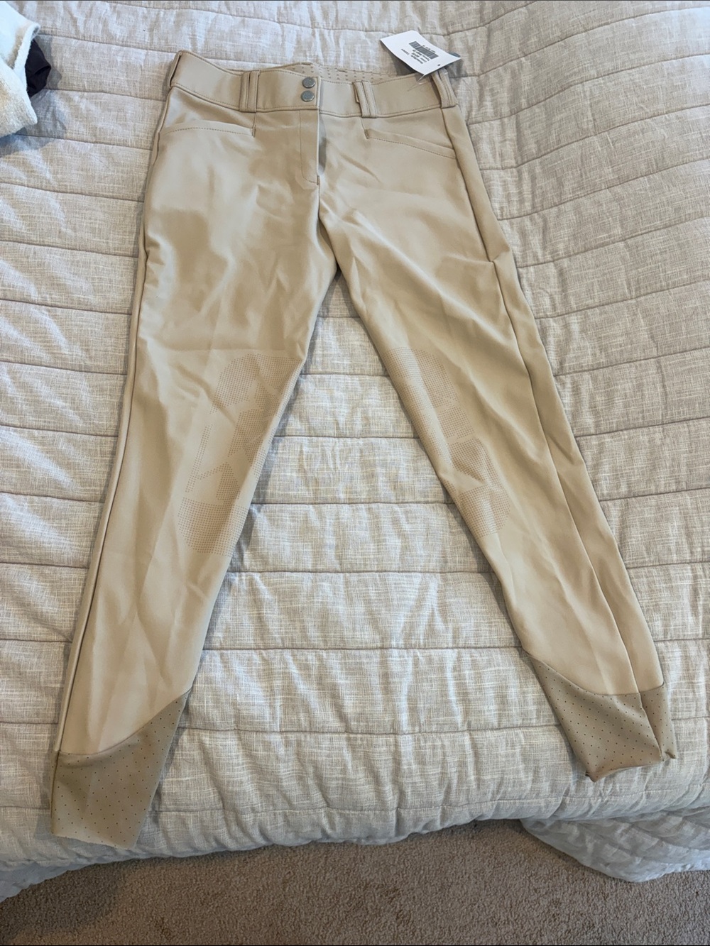 Womens Performance Riding Breeches — Tan